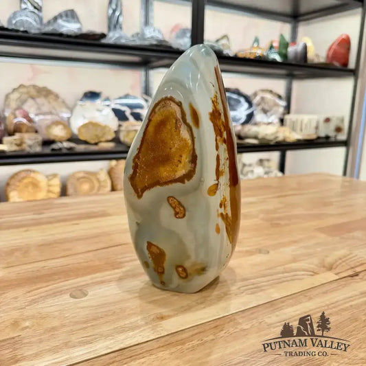 Polychrome Jasper Table Accent - Putnam Valley Trading Co.