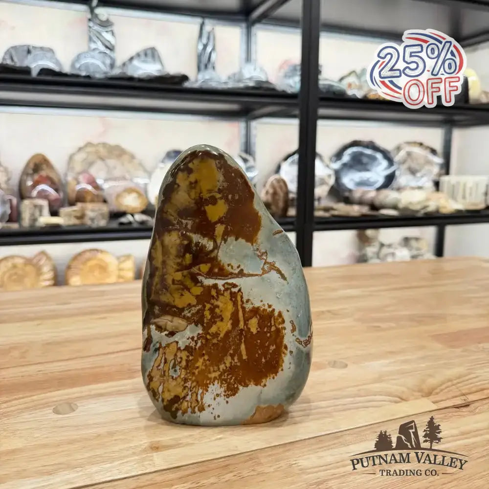 Polychrome Jasper Table Accent - Putnam Valley Trading Co.