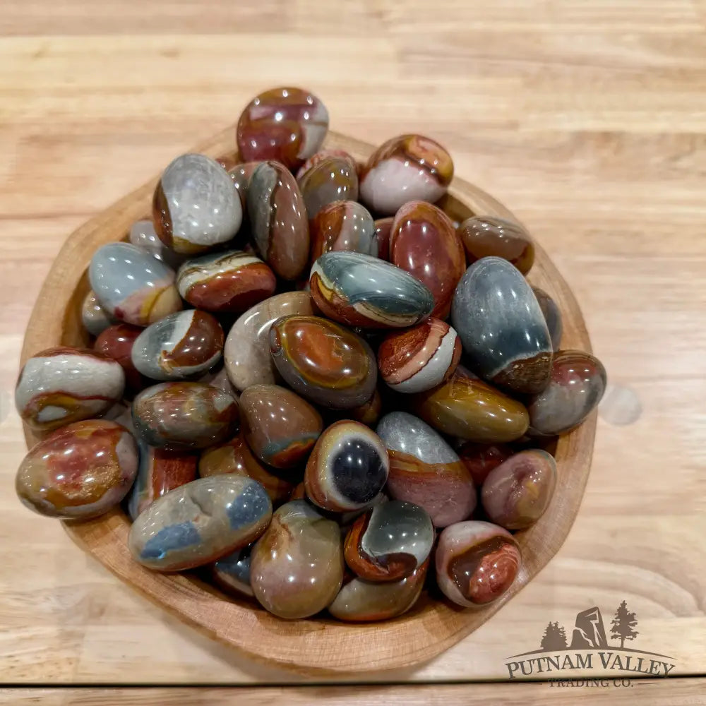 Tumbled Polychrome Jasper (½ lb) - Tumbled Stone