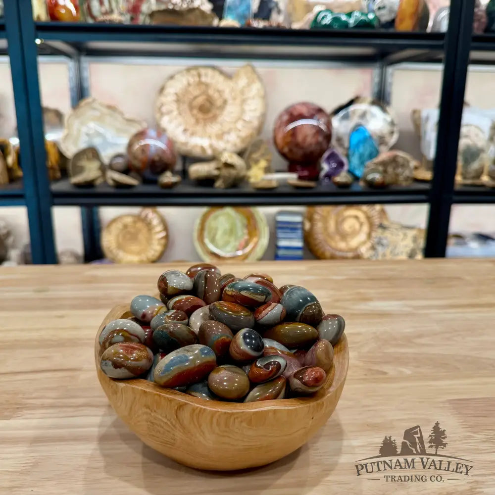 Tumbled Polychrome Jasper (½ lb) - Tumbled Stone