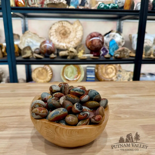 Tumbled Polychrome Jasper (½ lb) - Tumbled Stone