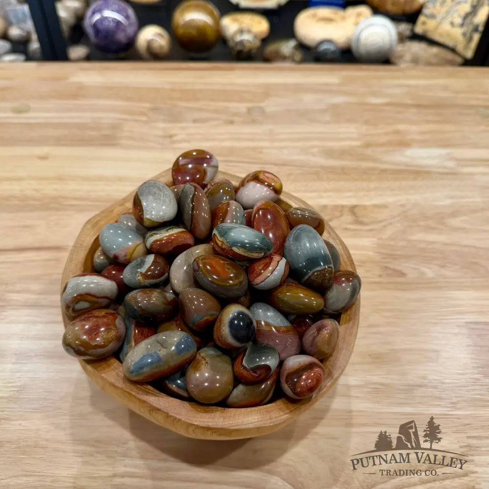 Tumbled Polychrome Jasper (½ lb) - Tumbled Stone