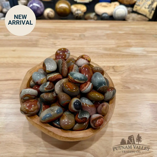Tumbled Polychrome Jasper (½ lb) - Tumbled Stone