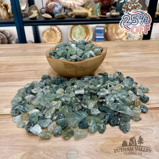 Tumbled Prehnite (½ lb) | Freeform - Tumbled Stone