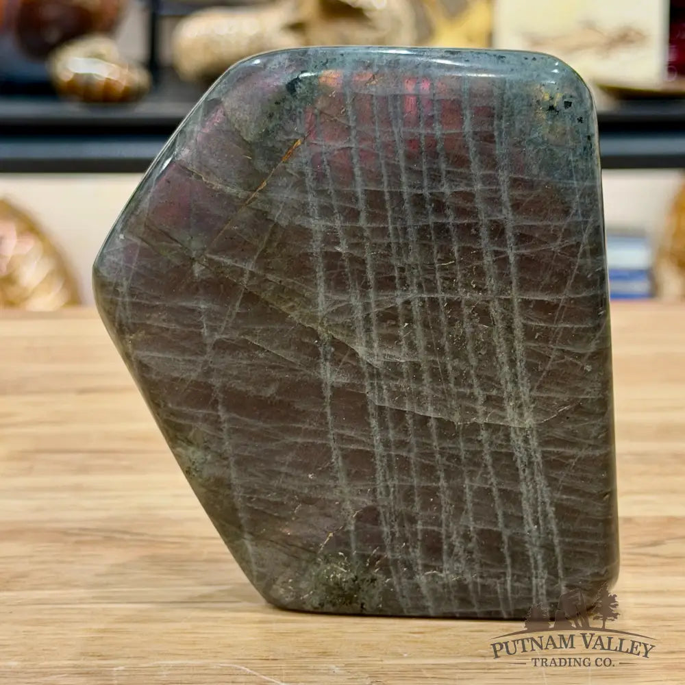 Purple Rainbow Labradorite Table Accent 4.1’’ - Sculpture