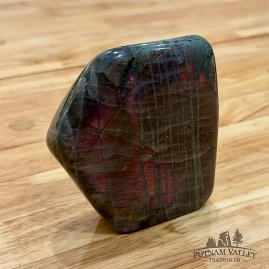 Purple Rainbow Labradorite Table Accent 4.1’’ - Sculpture