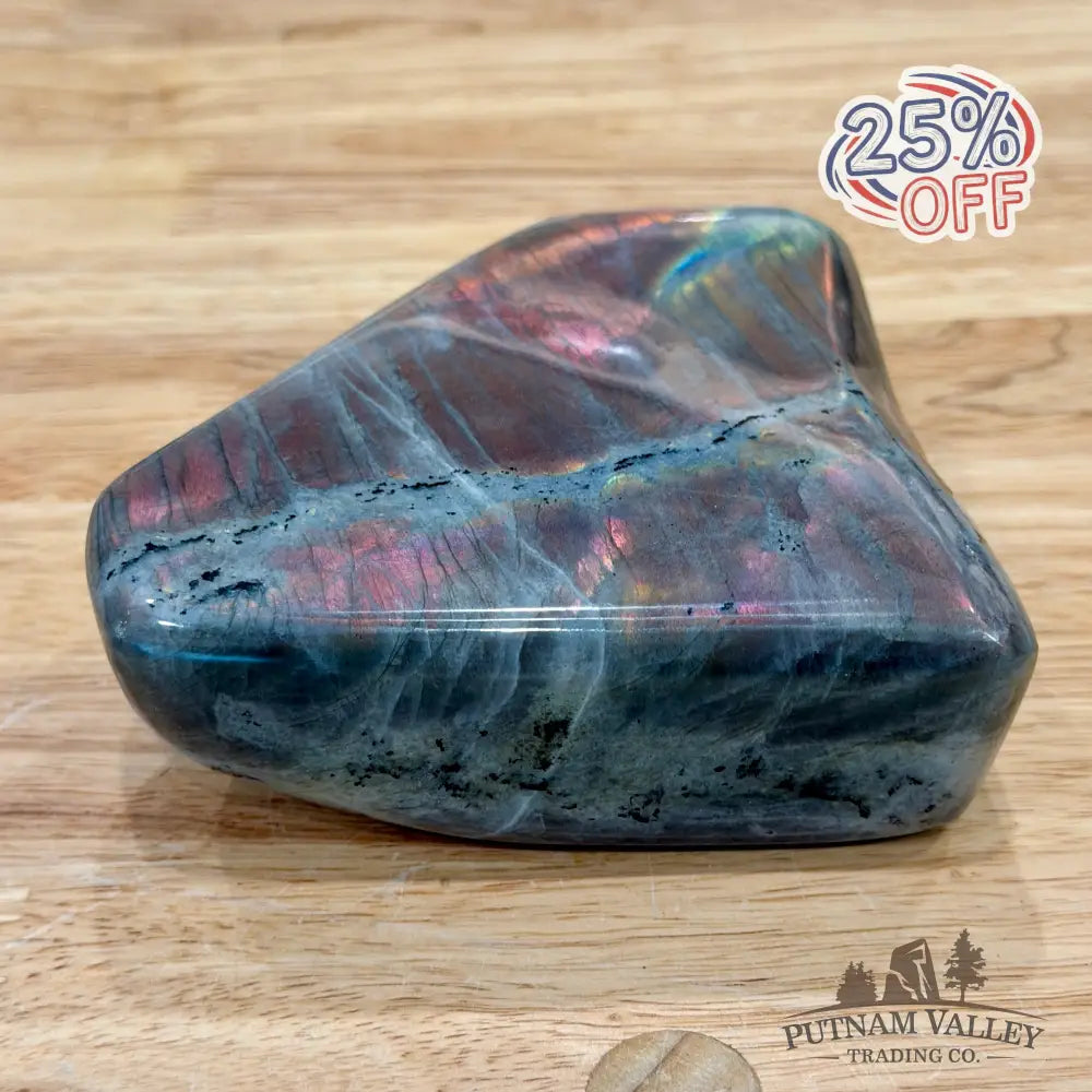 Purple Rainbow Labradorite Table Accent 4.36’’ - Sculpture