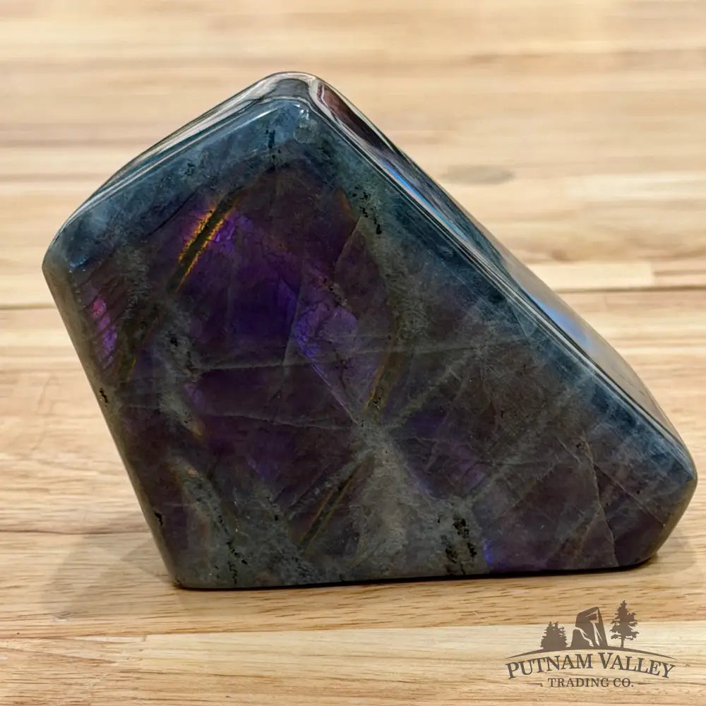 Purple Rainbow Labradorite Table Accent 4’’ - Sculpture