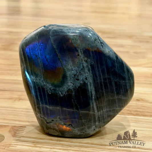 Purple Rainbow Labradorite Table Accent 4’’ - Sculpture