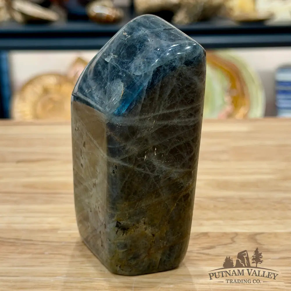 Purple Rainbow Labradorite Table Accent 4.4’’ - Sculpture