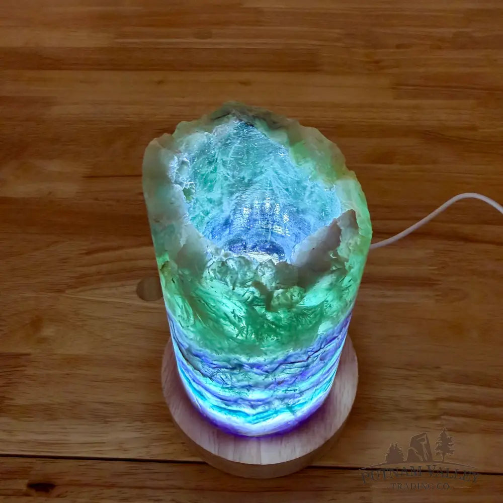 Rainbow Fluorite Lamp Lamp