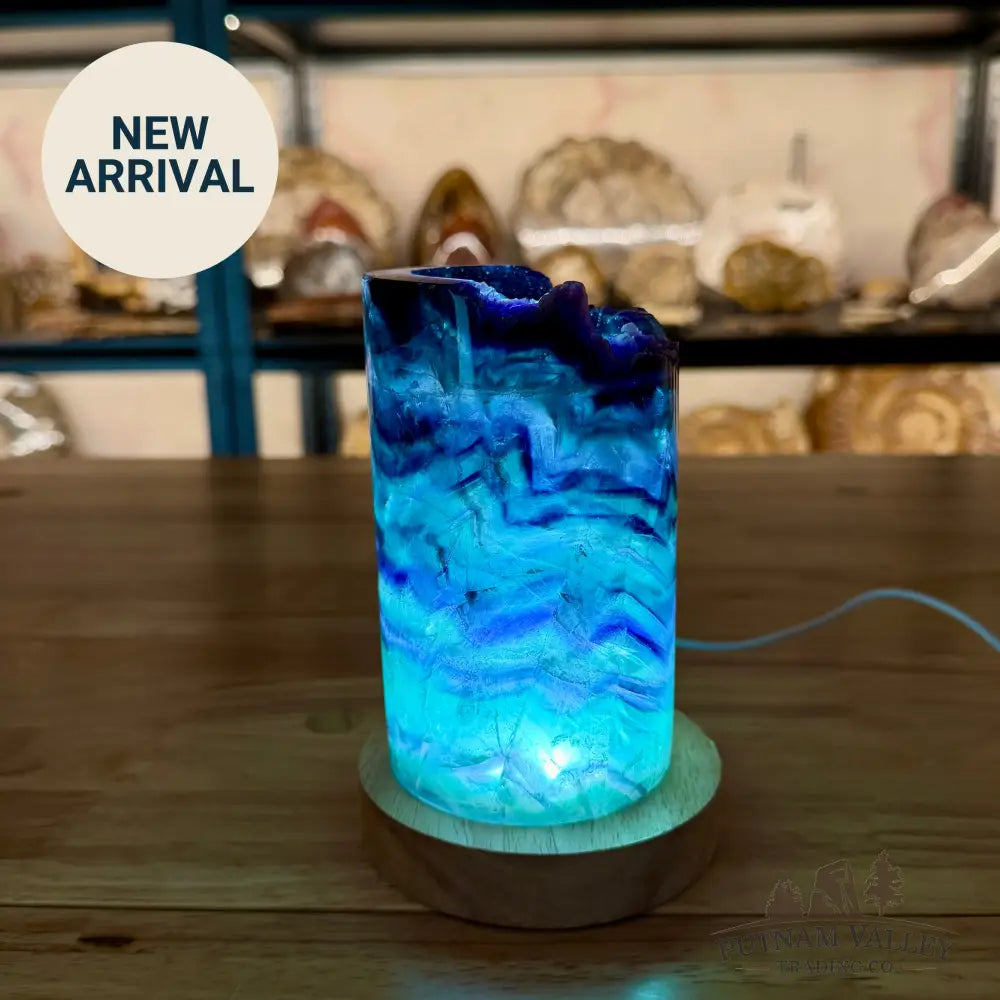 Rainbow Fluorite Lamp Lamp