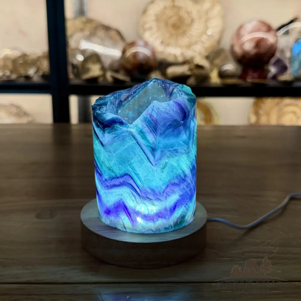 Rainbow Fluorite Lamp 4.87’’ - Lamp