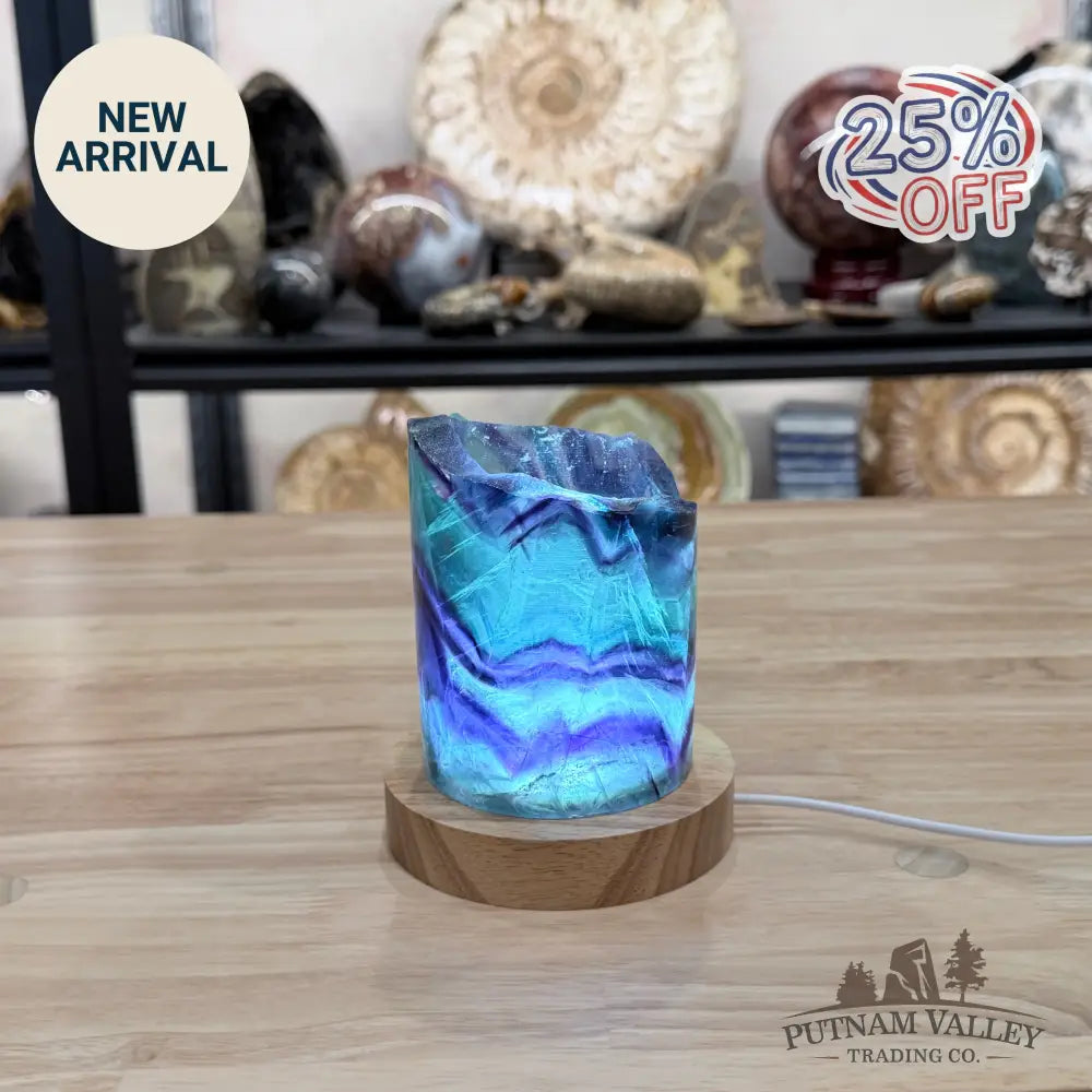 Rainbow Fluorite Lamp 4.87’’ - Lamp