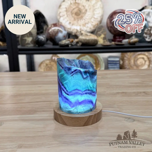 Rainbow Fluorite Lamp 4.87’’ - Lamp