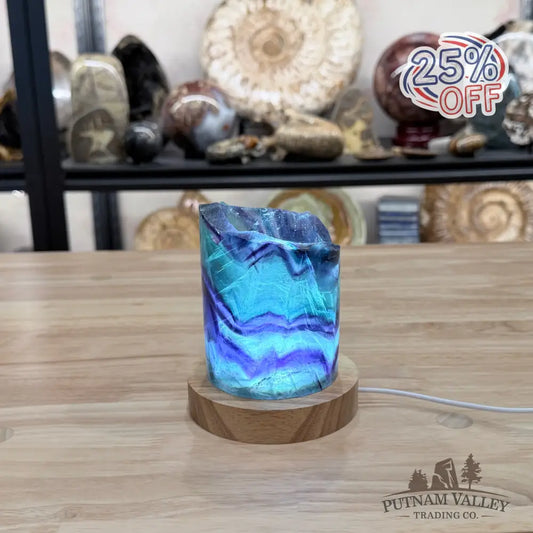 Rainbow Fluorite Lamp 4.87’’ - Lamp