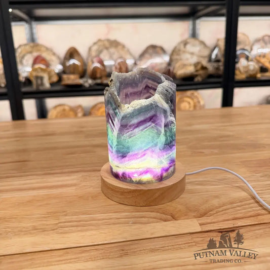 Rainbow Fluorite Lamp 3.17’’ Lamp
