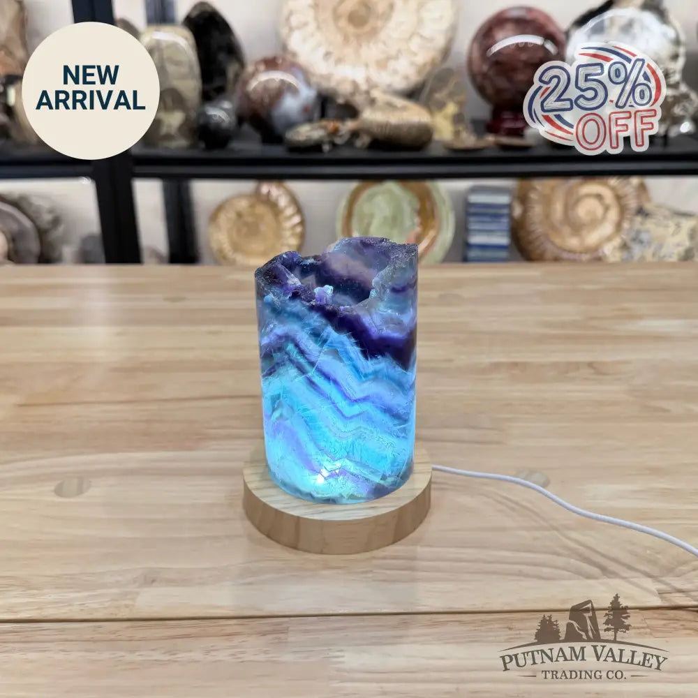 Rainbow Fluorite Lamp 5.54’’ - Lamp