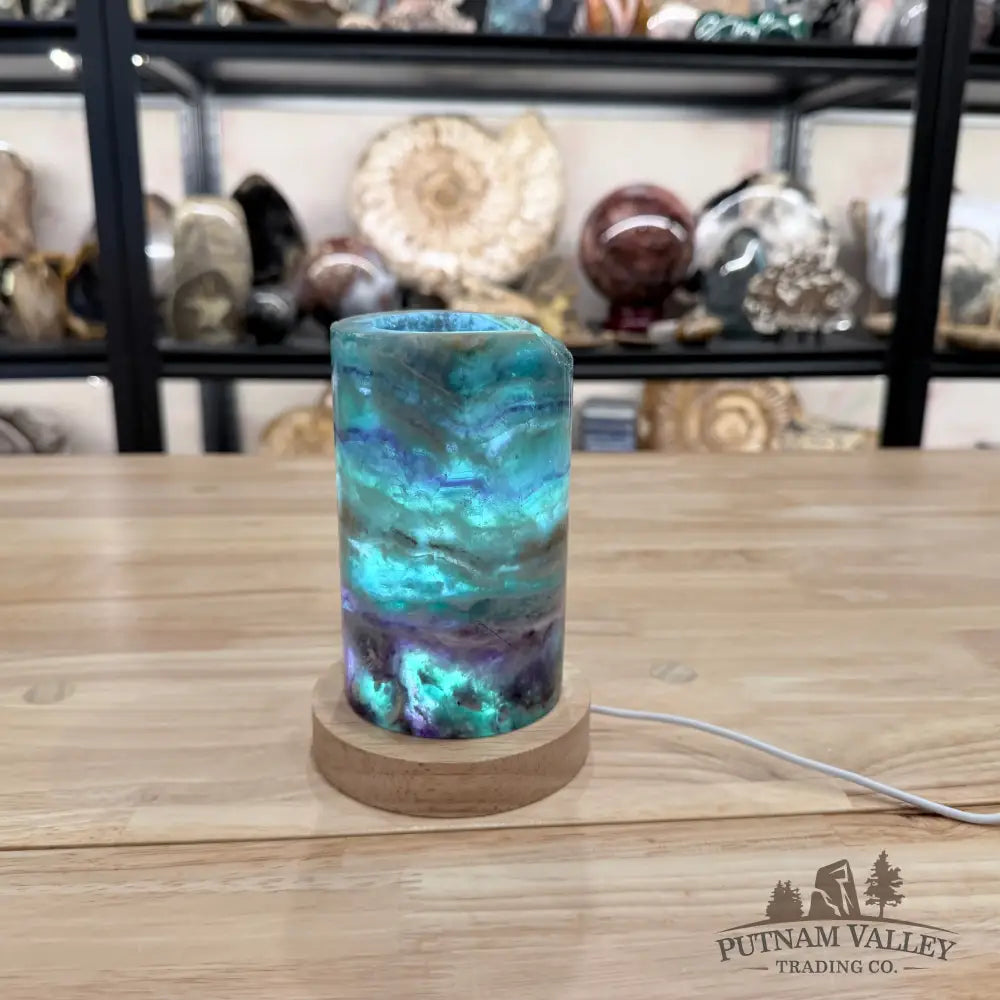Rainbow Fluorite Lamp 5.95’’ - Lamp