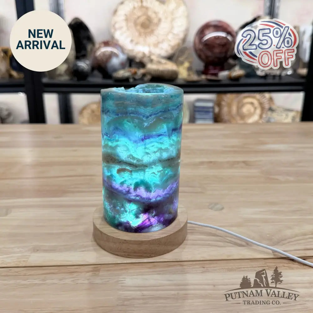 Rainbow Fluorite Lamp 5.95’’ - Lamp