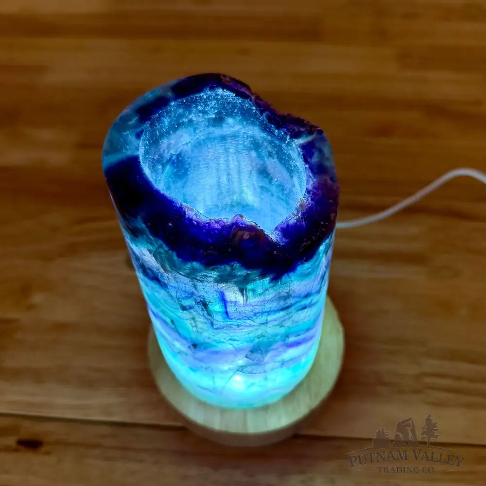 Rainbow Fluorite Lamp Lamp