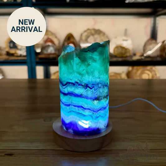 Rainbow Fluorite Lamp Lamp