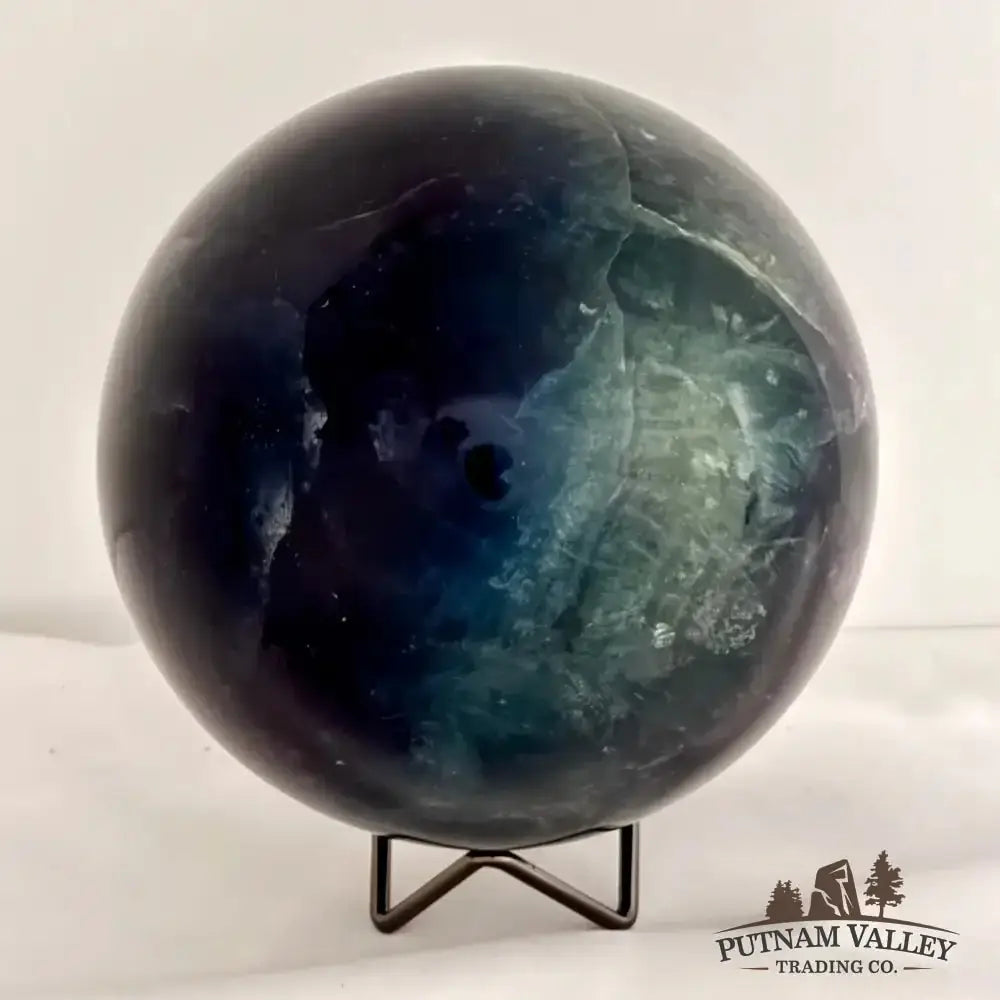 Rainbow Fluorite Sphere 5.9" - Putnam Valley Trading Co.