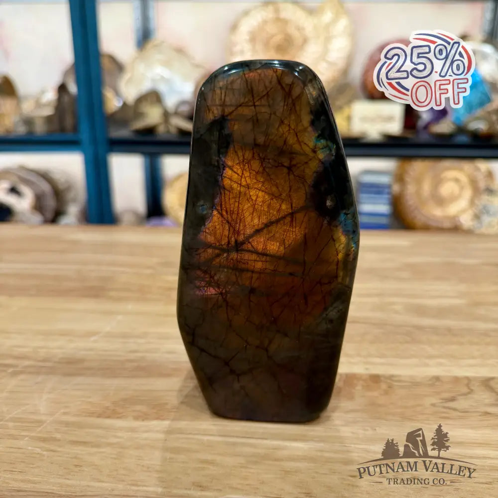 Rainbow Labradorite Table Accent 5.8’’ - Sculpture