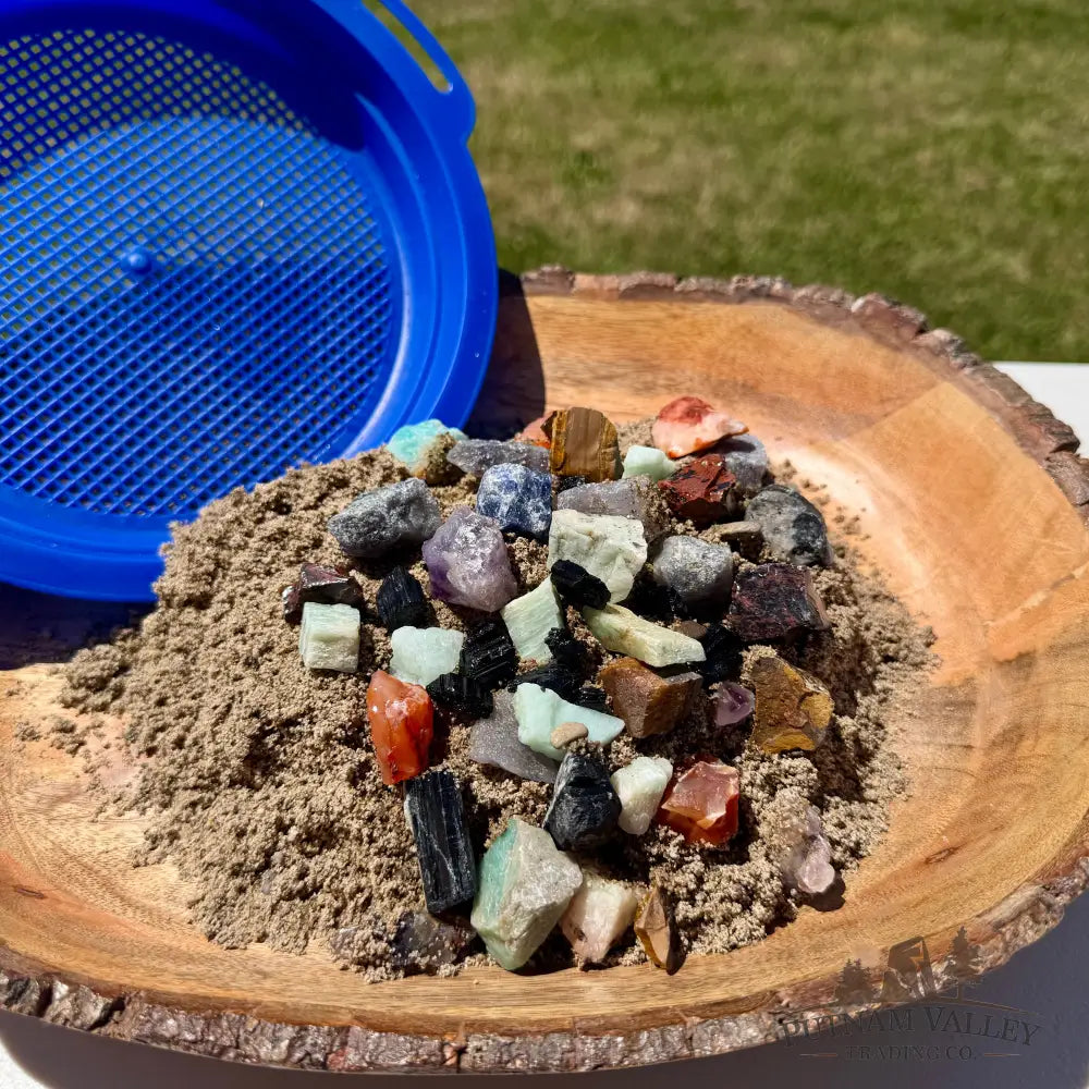 Rainbow Treasure Sand Bag + Sifter - Treasure Bag