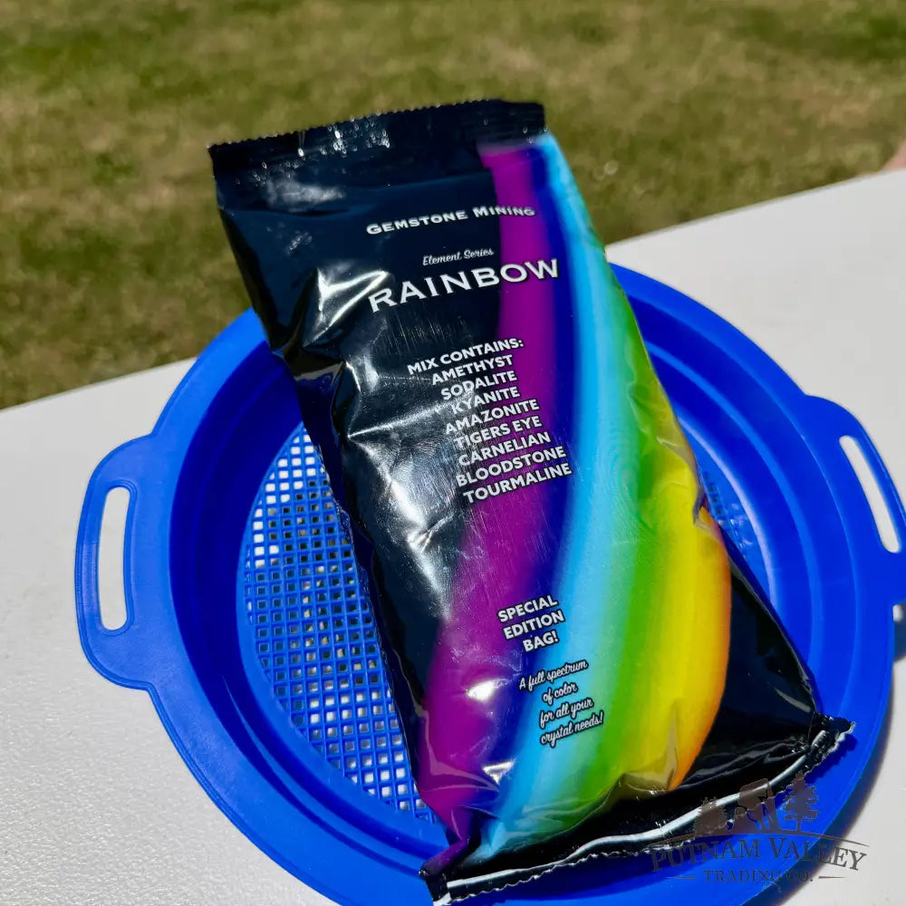 Rainbow Treasure Sand Bag + Sifter - Treasure Bag