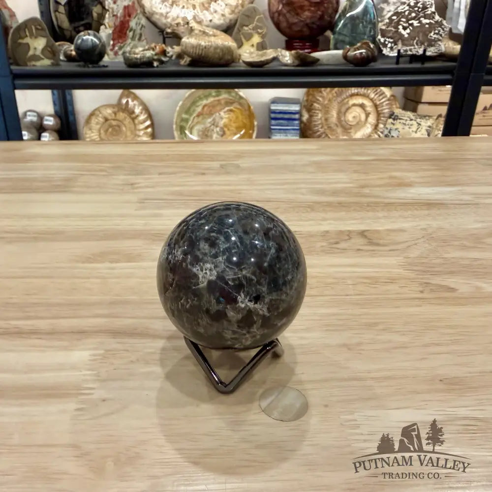 Rare Yooperlite + Hematite Sphere 2.38’’ - Sphere