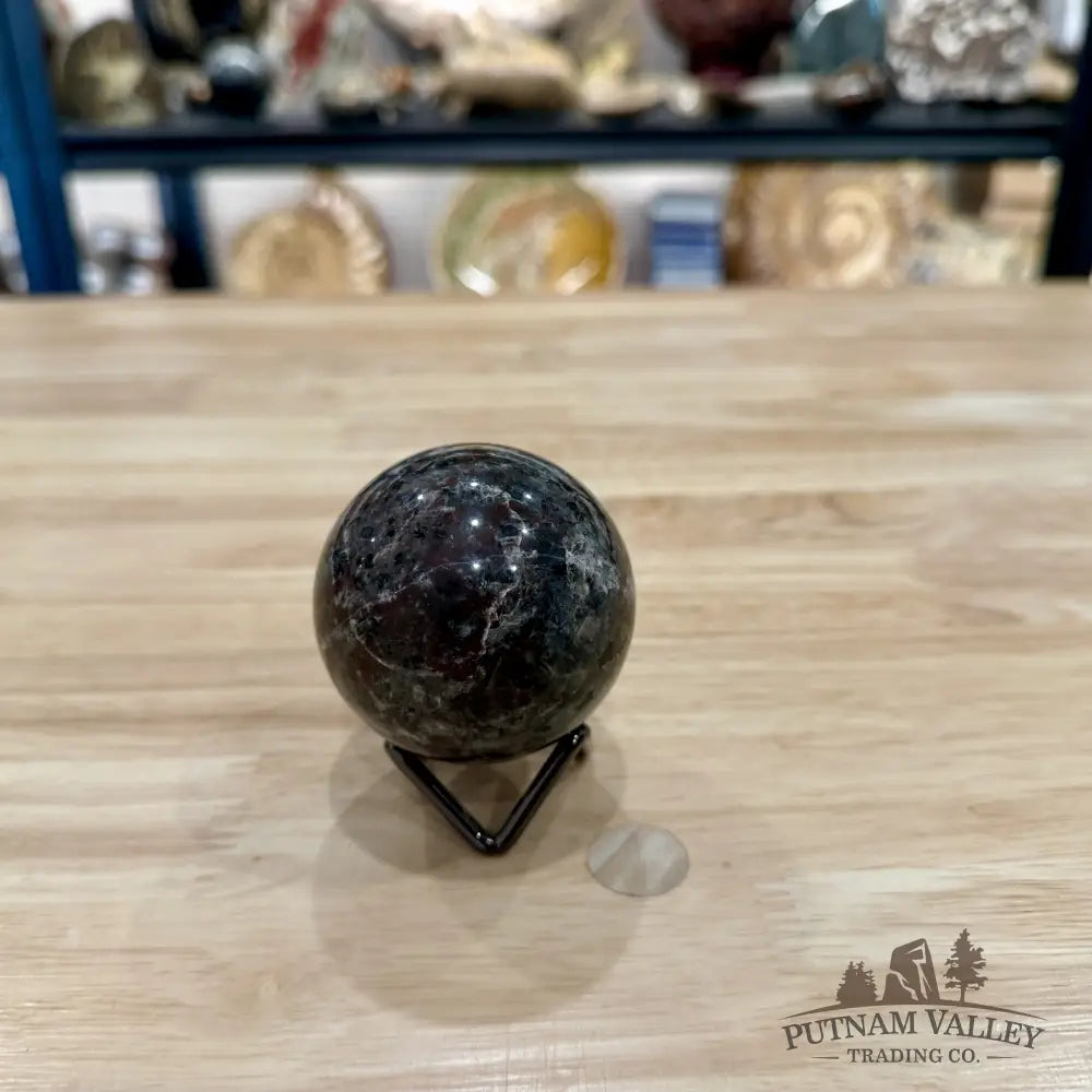 Rare Yooperlite + Hematite Sphere 2.38’’ - Sphere