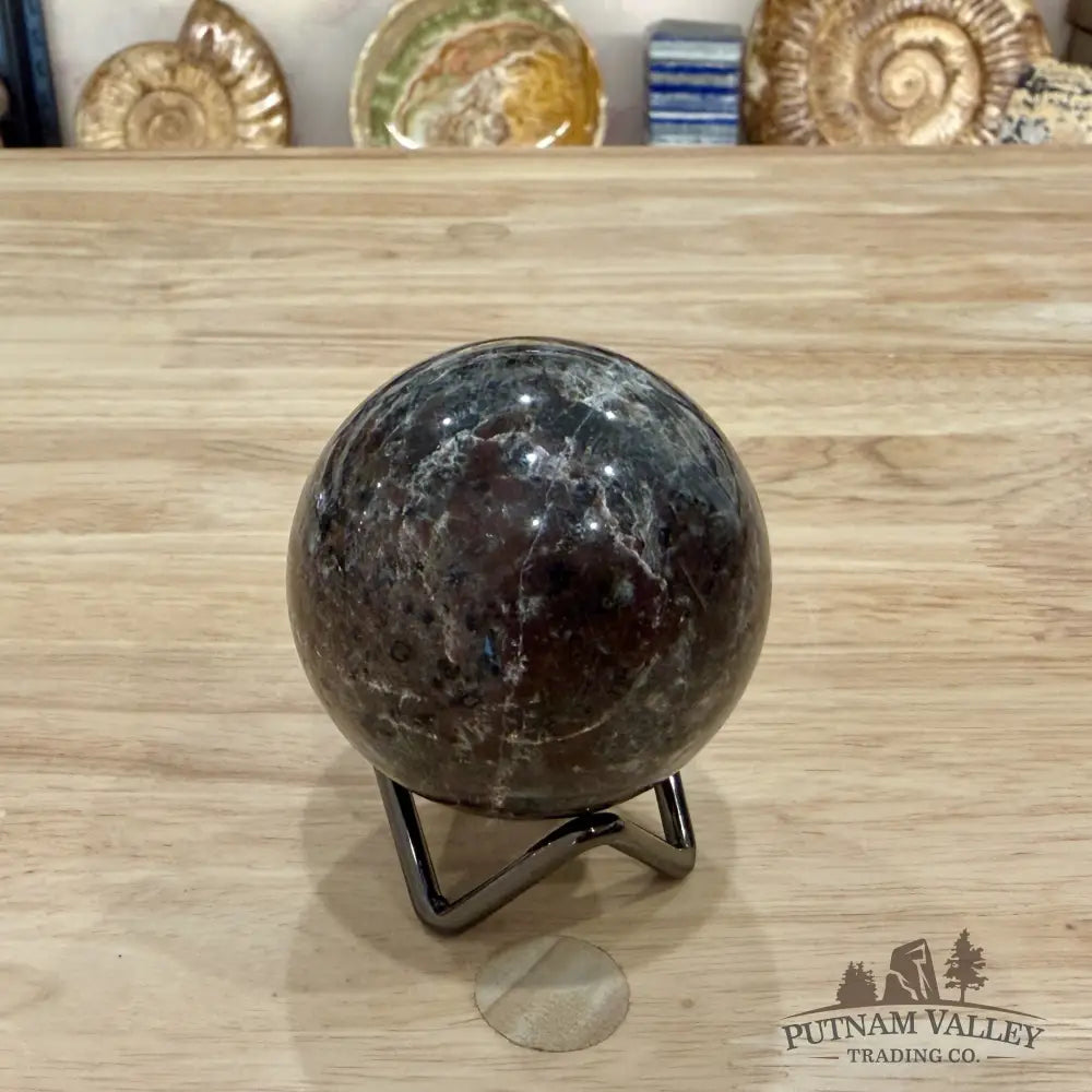 Rare Yooperlite + Hematite Sphere 2.38’’ - Sphere