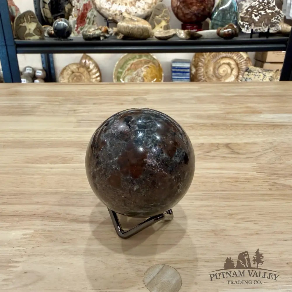 Rare Yooperlite + Hematite Sphere 2.47’’ - Sphere