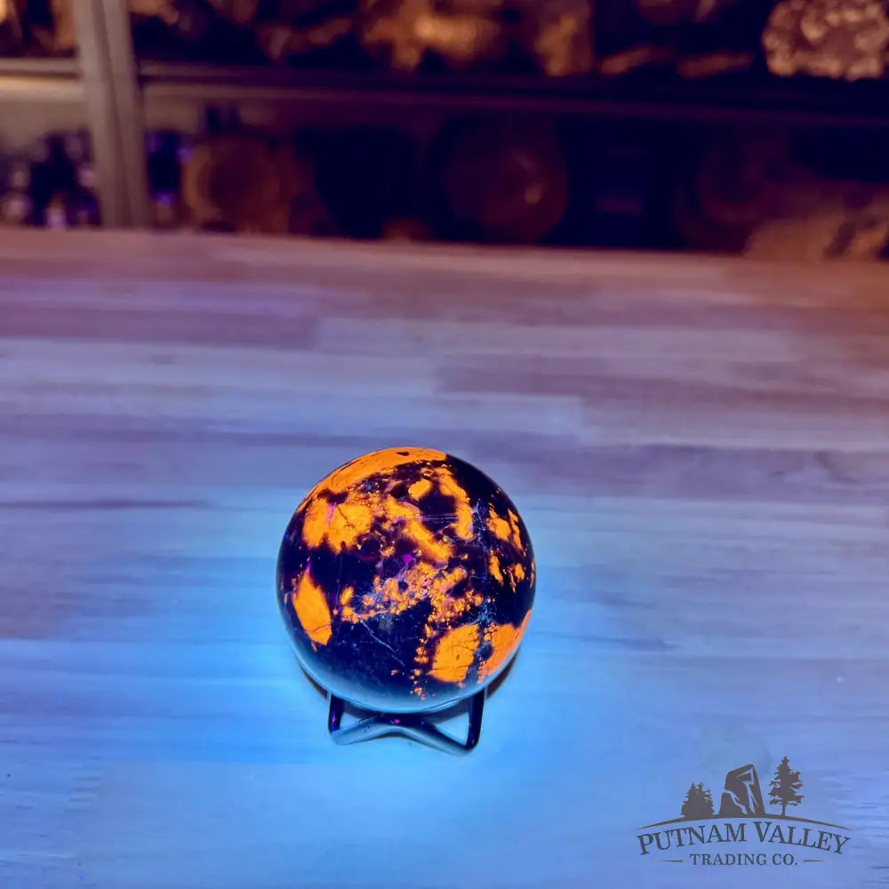 Rare Yooperlite + Hematite Sphere 2.52’’ - Sphere