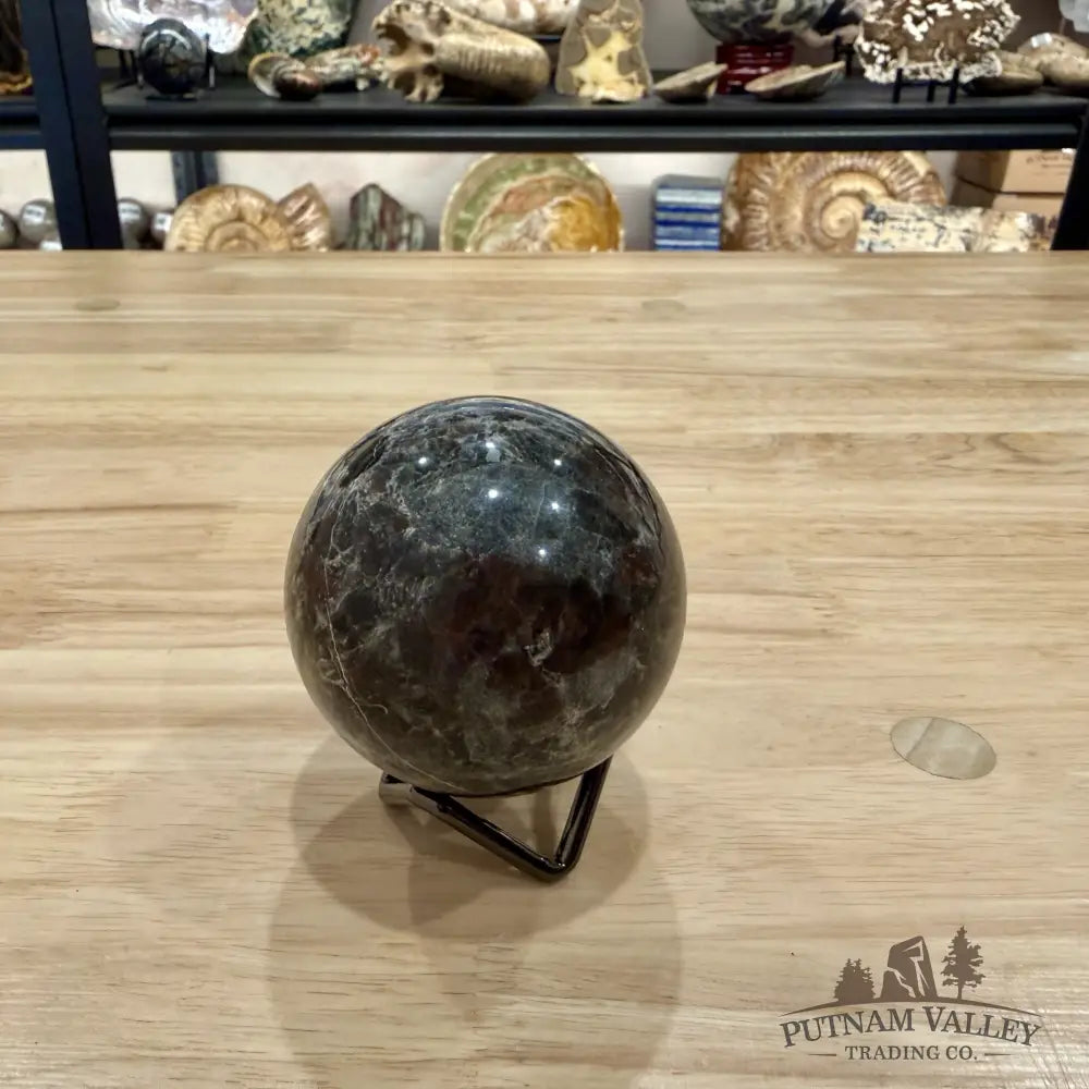 Rare Yooperlite + Hematite Sphere 2.52’’ - Sphere