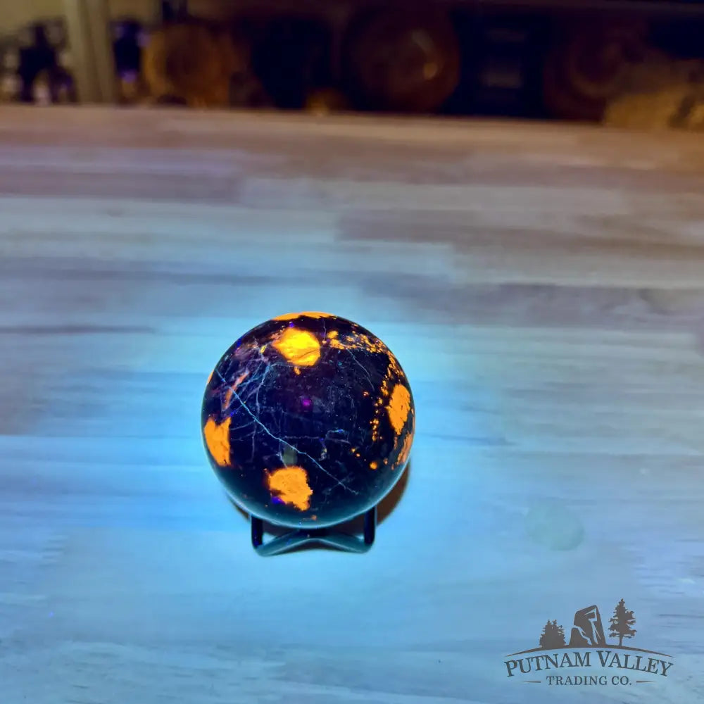 Rare Yooperlite + Hematite Sphere 2.52’’ - Sphere
