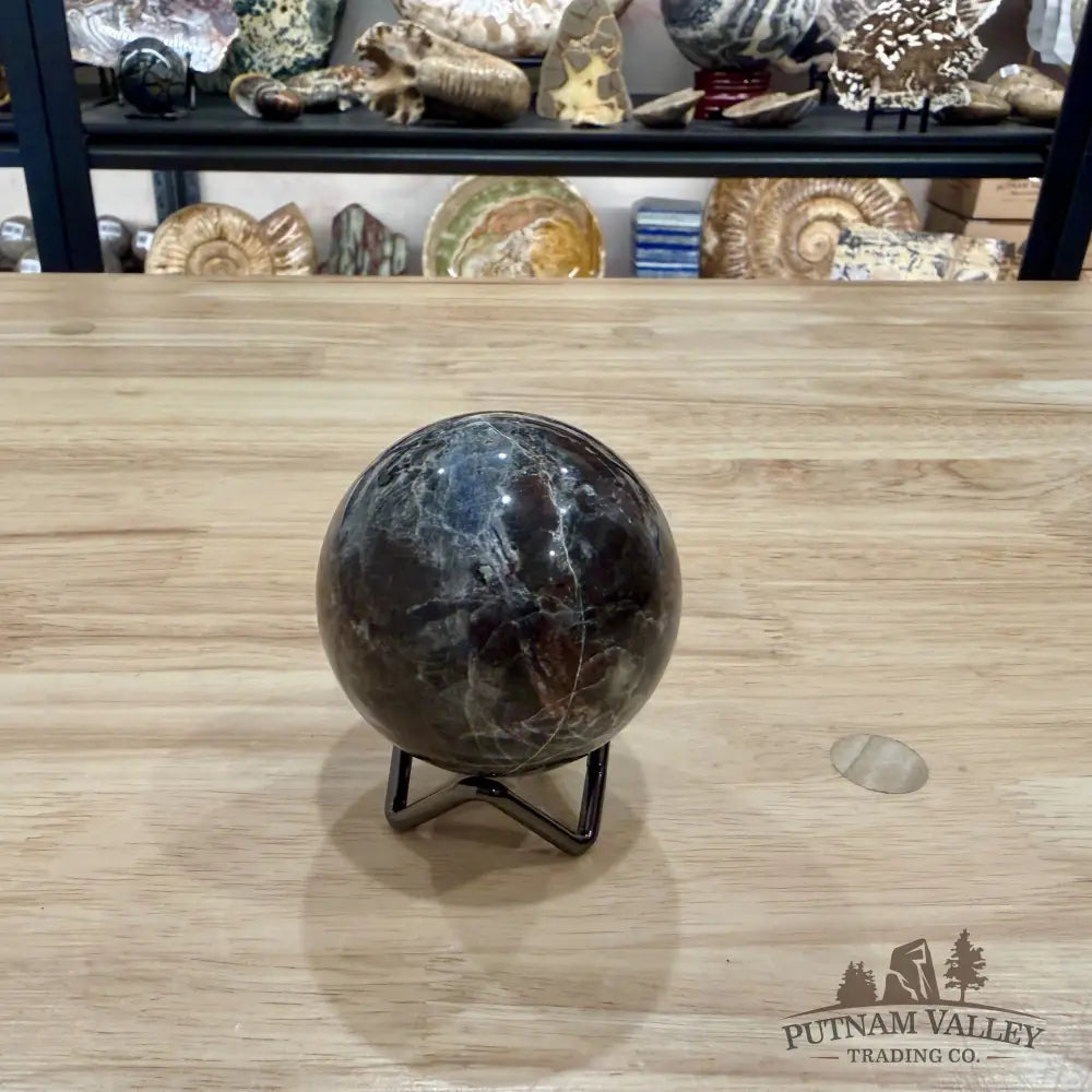 Rare Yooperlite + Hematite Sphere 2.52’’ - Sphere