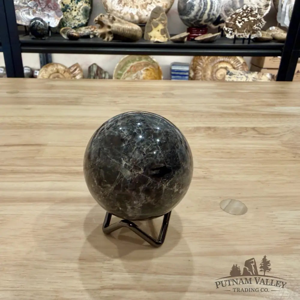 Rare Yooperlite + Hematite Sphere 2.52’’ - Sphere