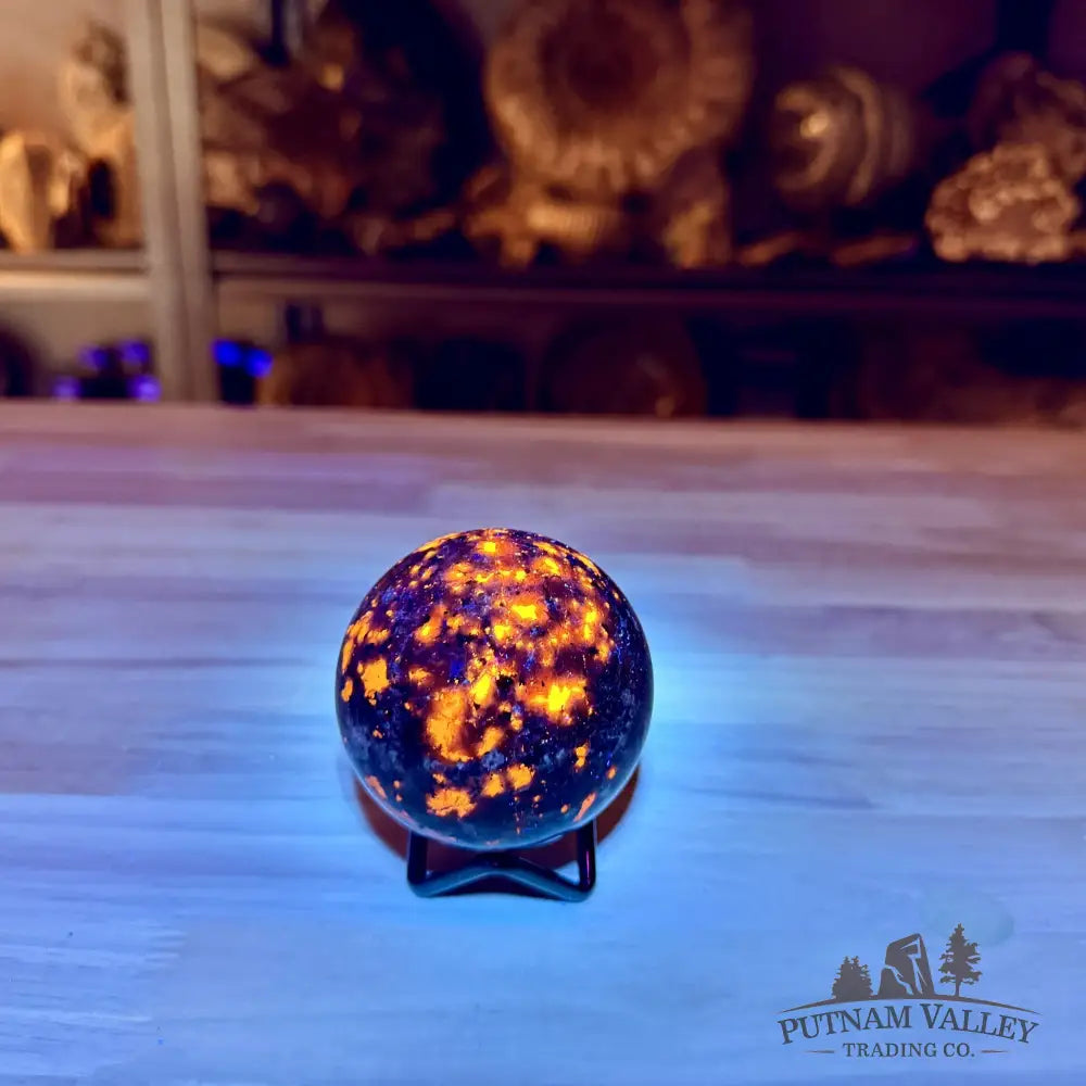 Rare Yooperlite + Hematite Sphere 2.56’’ - Sphere