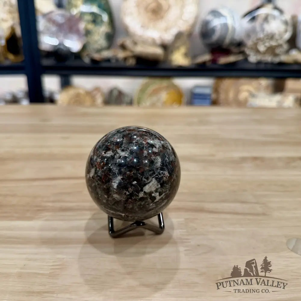 Rare Yooperlite + Hematite Sphere 2.56’’ - Sphere