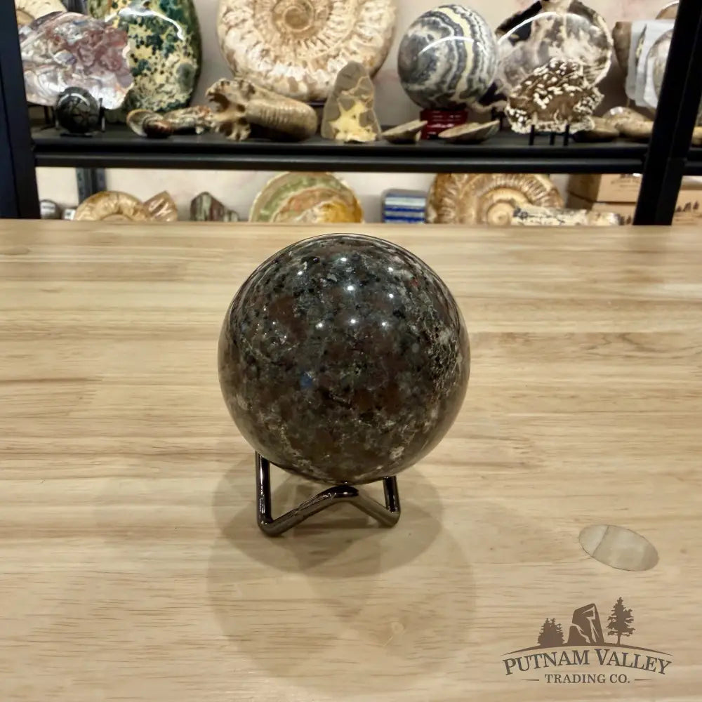 Rare Yooperlite + Hematite Sphere 2.56’’ - Sphere