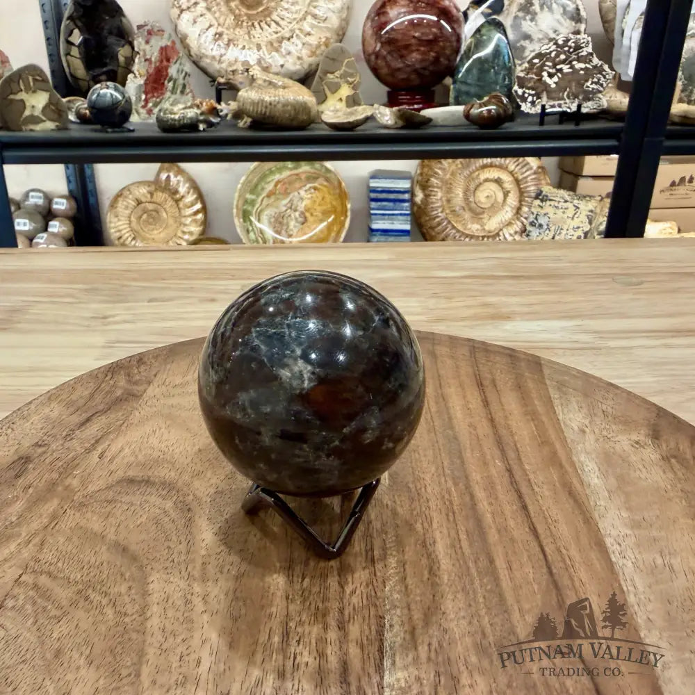 Rare Yooperlite + Hematite Sphere 2.67’’ - Sphere