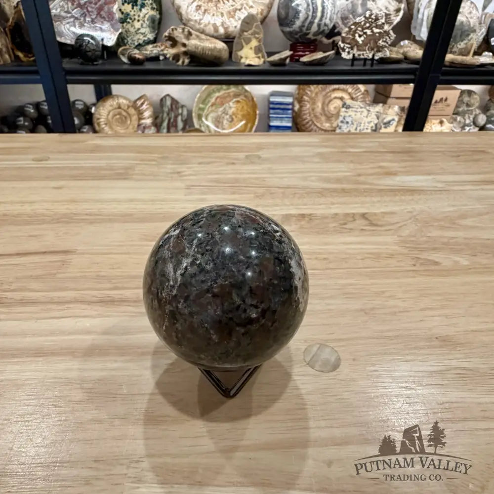 Rare Yooperlite + Hematite Sphere 2.85’’ - Sphere