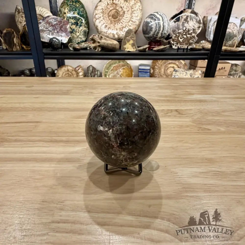 Rare Yooperlite + Hematite Sphere 2.85’’ - Sphere