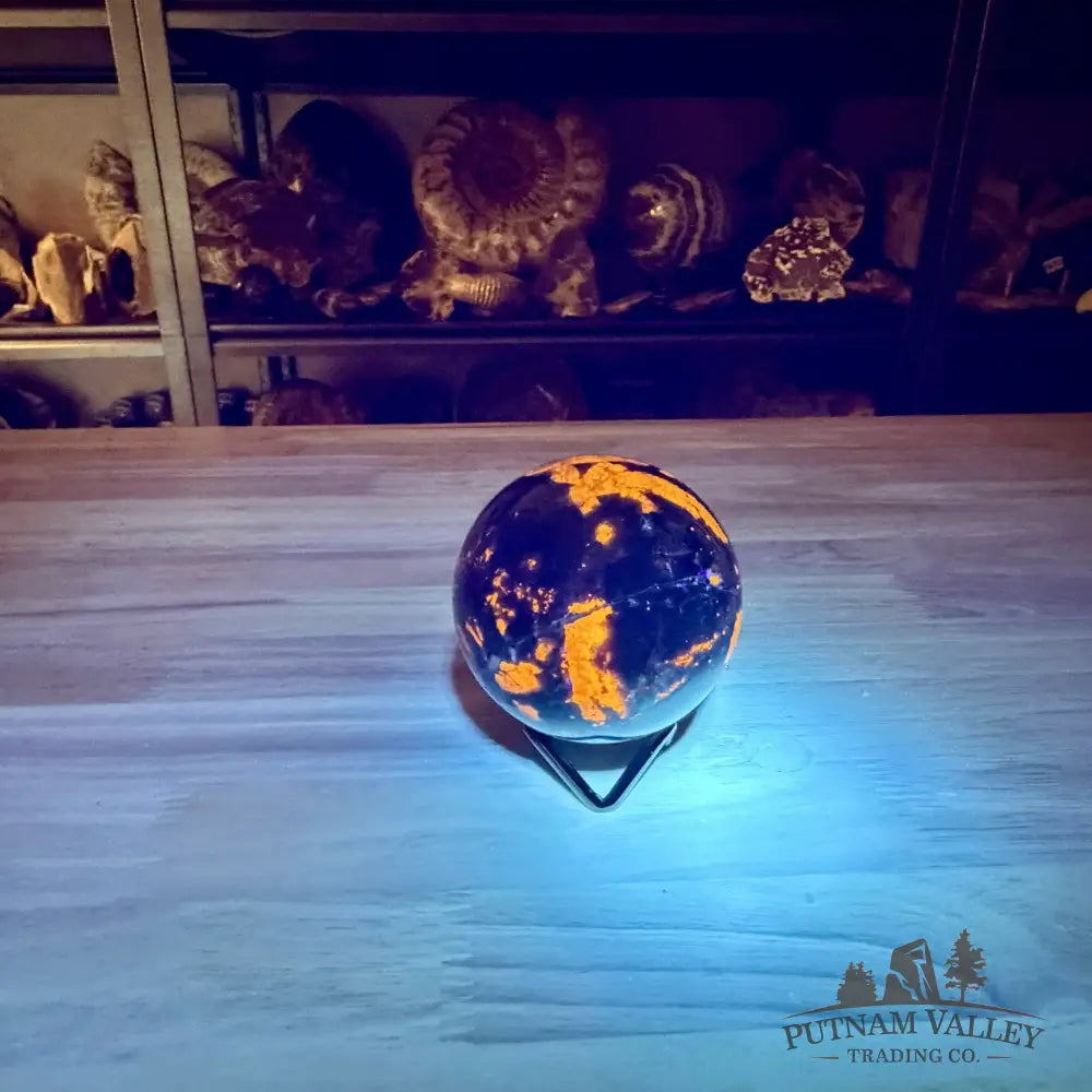Rare Yooperlite + Hematite Sphere 2.88’’ - Sphere
