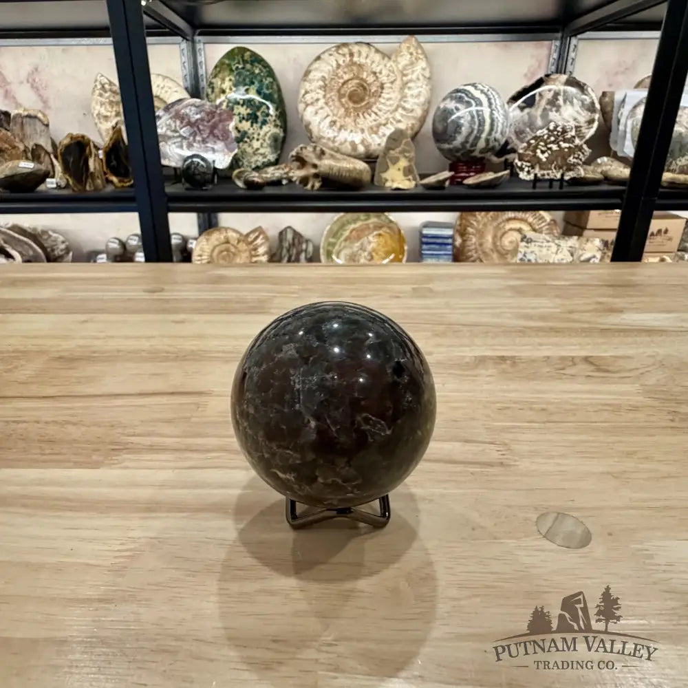 Rare Yooperlite + Hematite Sphere 2.88’’ - Sphere
