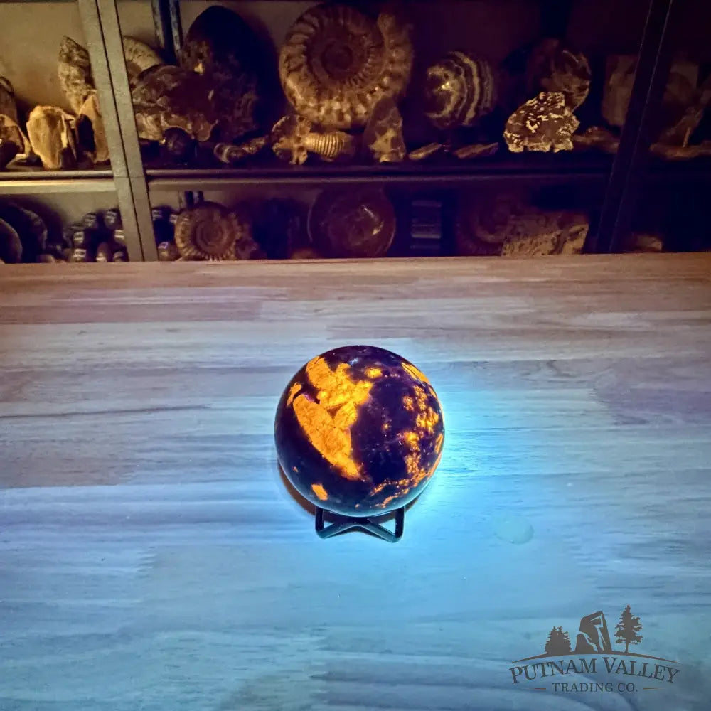 Rare Yooperlite + Hematite Sphere 2.88’’ - Sphere