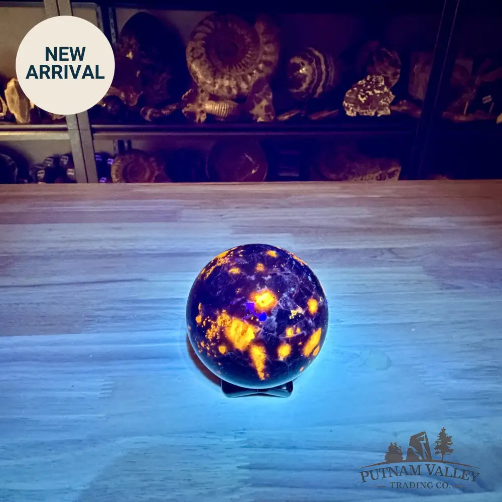 Rare Yooperlite + Hematite Sphere 2.88’’ - Sphere