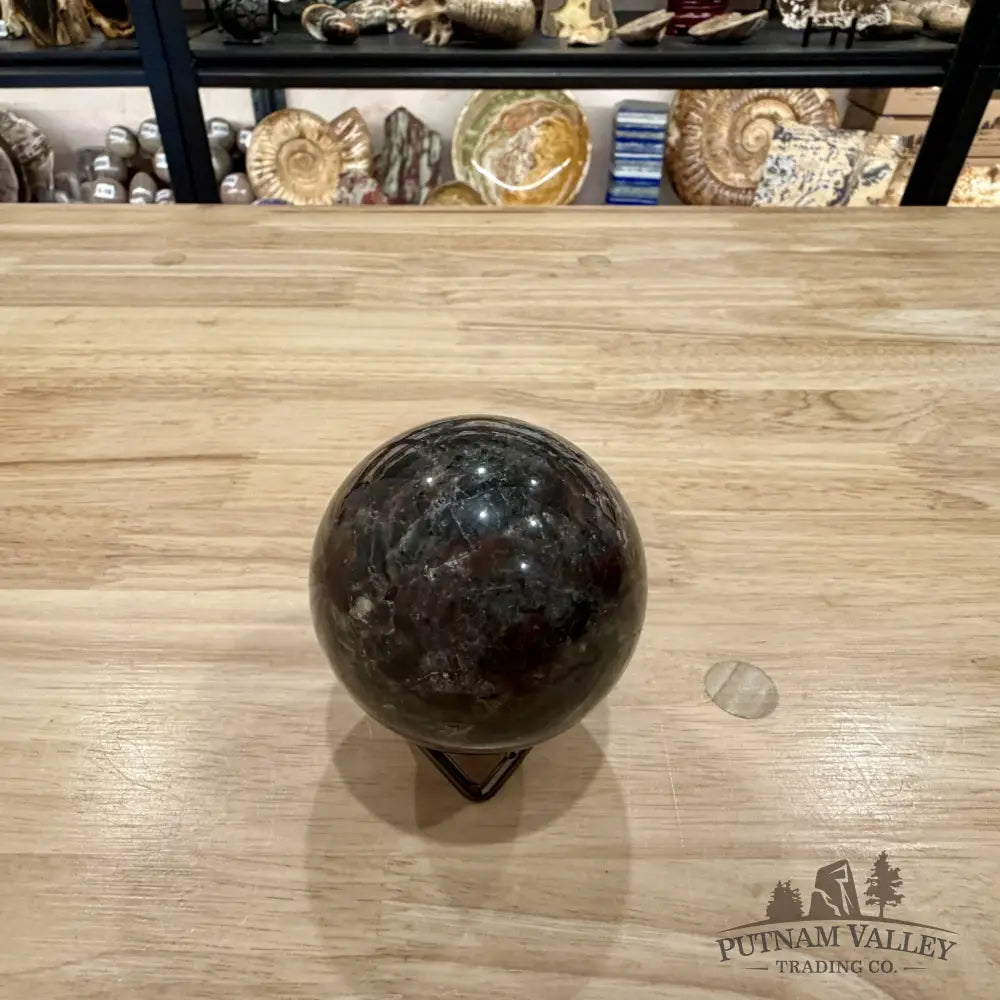 Rare Yooperlite + Hematite Sphere 2.88’’ - Sphere